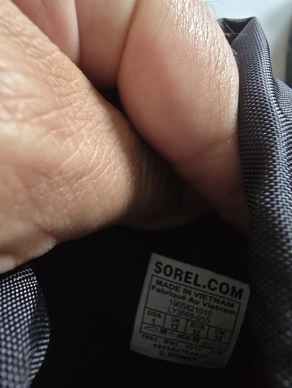 Sorel X Disney Olaf Frozen Snow Boots Size 1 For Kids